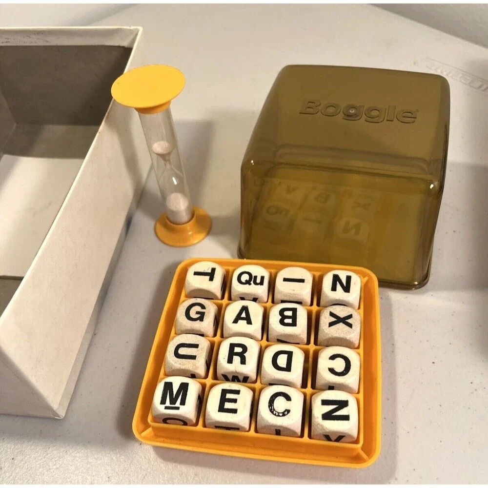 1976 Boggle Word Game Parker Brothers No. 104 - USED - Vintage